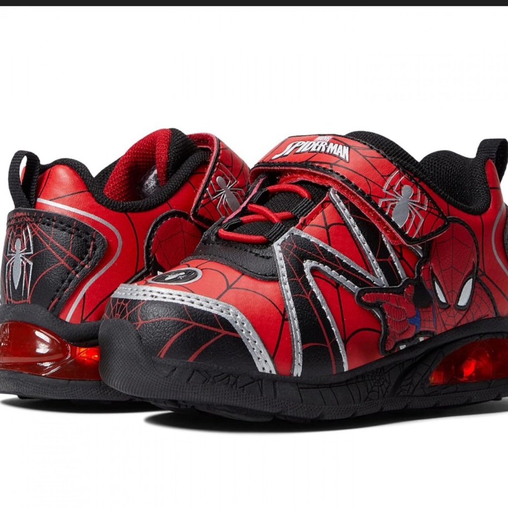 8c light up spiderman shoes